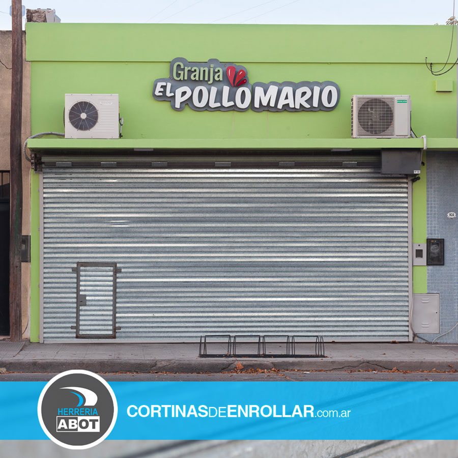Cortina Ciega en Comercio - Cortinas de Enrollar - Herrería Abot Cortina Ciega en Comercio - Cortinas de Enrollar - Herrería Abot