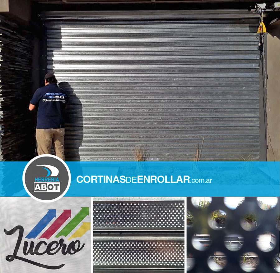 Cortina Microperforada en Comercio - Cortinas de Enrollar - Herrería Abot Cortina Microperforada en Comercio - Cortinas de Enrollar - Herrería Abot