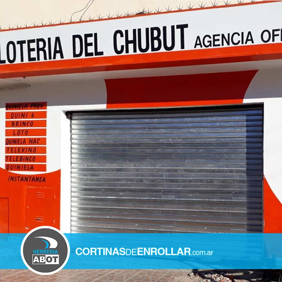 Cortina Galvanizada Ciega en Comercio Trelew - Chubut - Cortinas de Enrollar - Herrería Abot Cortina Galvanizada Ciega en Comercio Trelew - Chubut - Cortinas de Enrollar - Herrería Abot