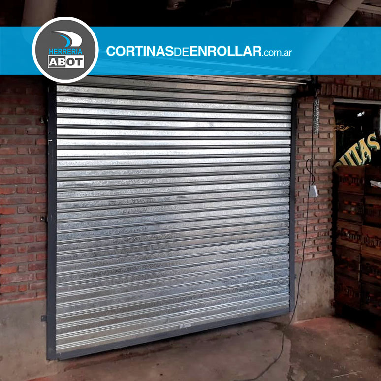 Cortina Galvanizada Ciega para Comercio en Bahía Blanca - Buenos Aires - Cortinas de Enrollar - Herrería Abot Cortina Galvanizada Ciega para Comercio en Bahía Blanca - Buenos Aires - Cortinas de Enrollar - Herrería Abot