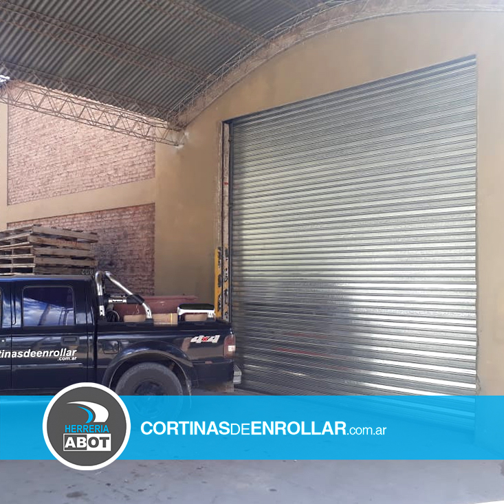 Cortina Galvanizada Ciega para Galpón en Centenario - Neuquén - Cortinas de Enrollar - Herrería Abot Cortina Galvanizada Ciega para Galpón en Centenario - Neuquén - Cortinas de Enrollar - Herrería Abot