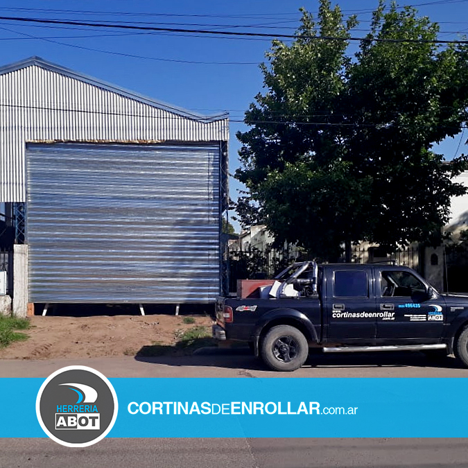 Cortina Galvanizada Ciega para Galpón en General Pico - La Pampa - Cortinas de Enrollar - Herrería Abot Cortina Galvanizada Ciega para Galpón en General Pico - La Pampa - Cortinas de Enrollar - Herrería Abot