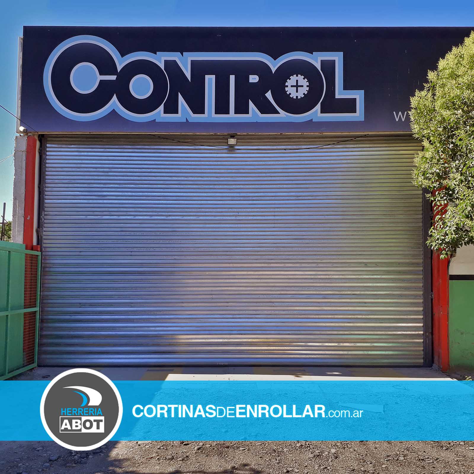 Cortina Galvanizada Ciega para VTV en ciudad de Neuquén - Cortinas de Enrollar - Herrería Abot Cortina Galvanizada Ciega para VTV en ciudad de Neuquén - Cortinas de Enrollar - Herrería Abot