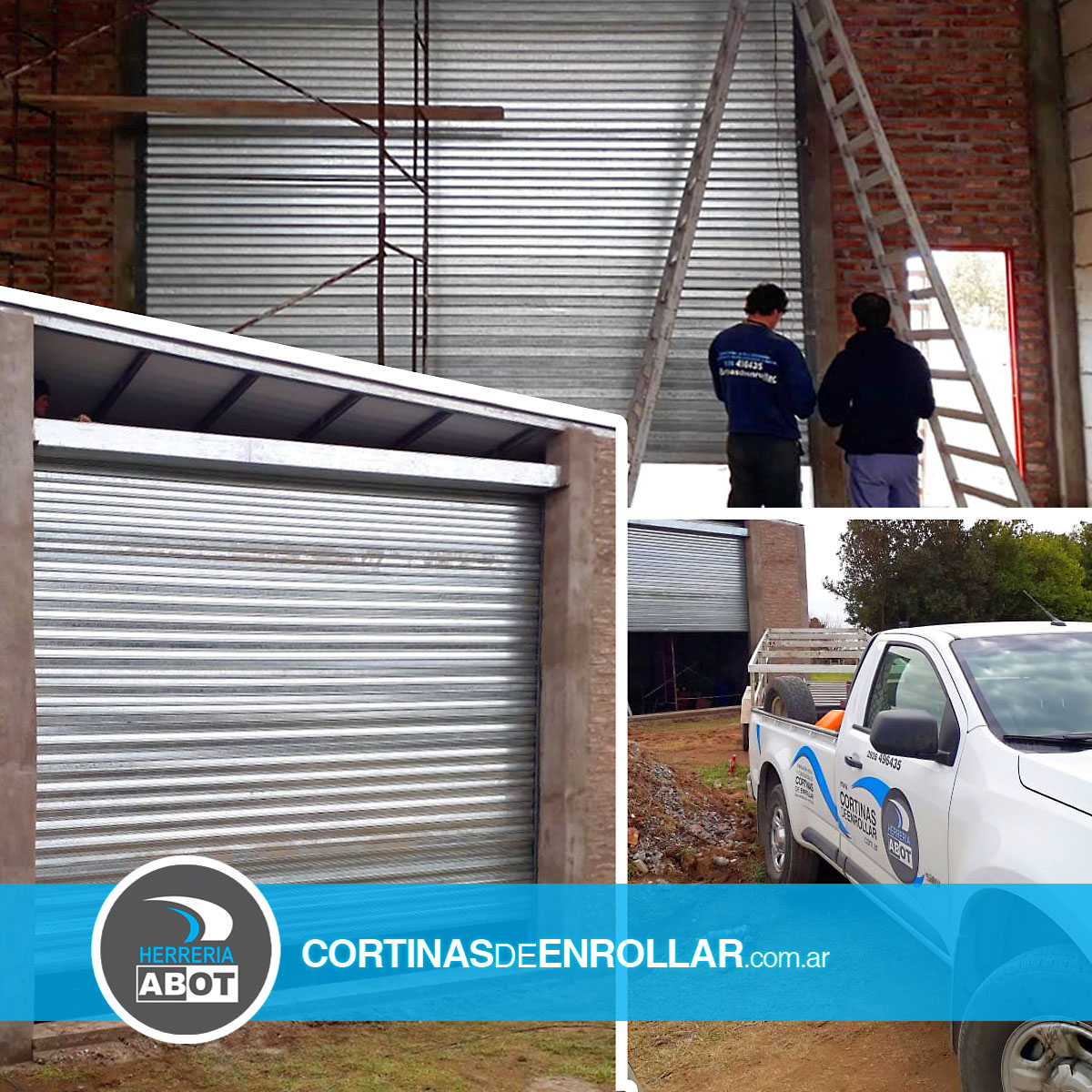 Cortina de Enrollar Galvanizada Ciega para galpón (Orense, Buenos Aires) Cortina de Enrollar Galvanizada Ciega para galpón (Orense, Buenos Aires)