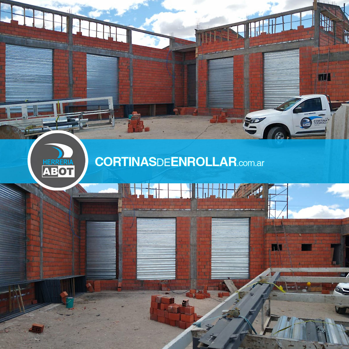 Cortinas de Enrollar Galvanizadas Ciega para local comercial (Los Menucos, Río Negro) Cortinas de Enrollar Galvanizadas Ciega para local comercial (Los Menucos, Río Negro)