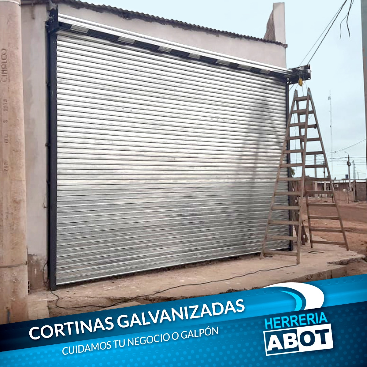 Cortina Metálica Ciega para galpón (Añelo, Río Negro) Cortina Metálica Ciega para galpón (Añelo, Río Negro)