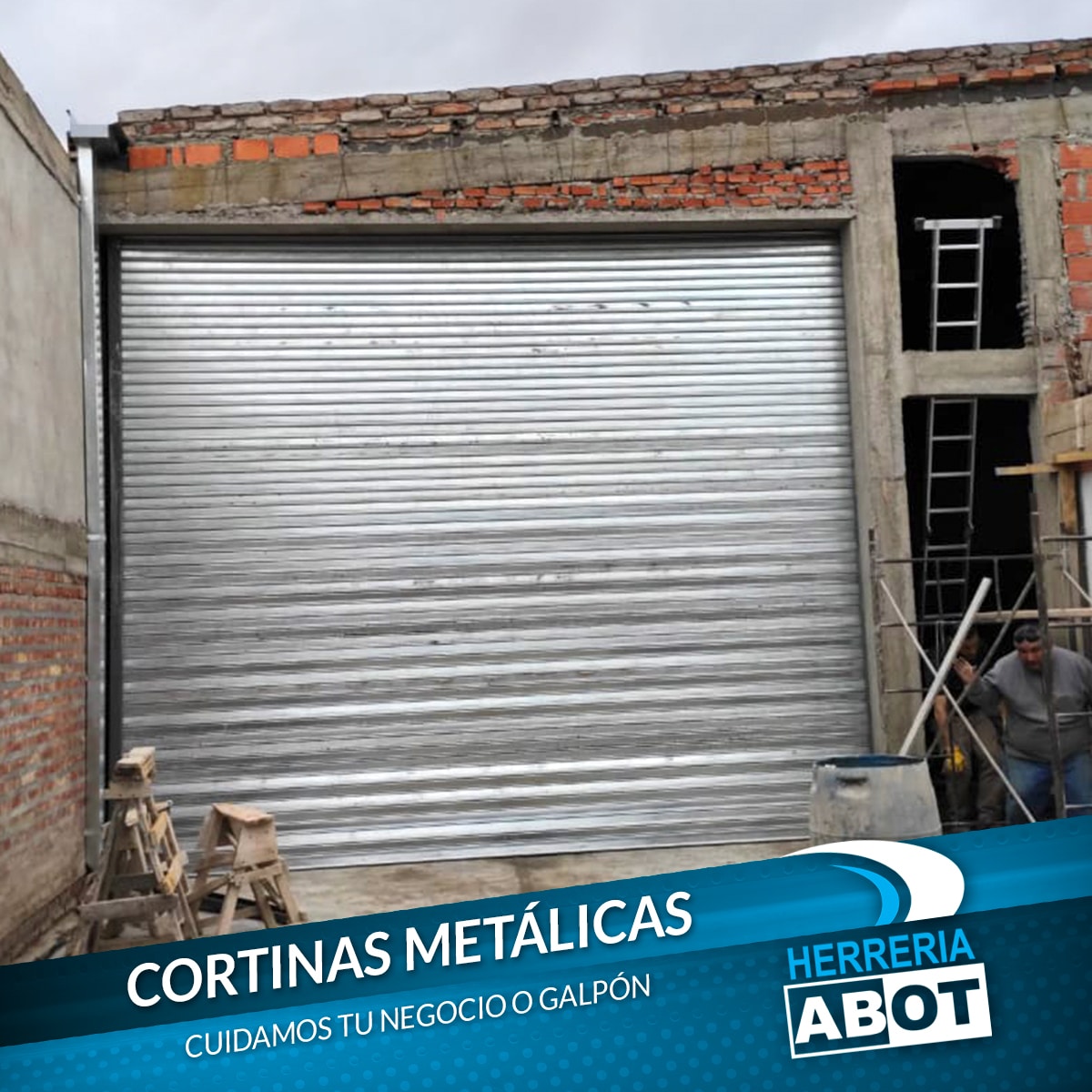 Cortina Metálica automatizada Ciega para galpón (Fernández Oro, Río Negro) Cortina Metálica automatizada Ciega para galpón (Fernández Oro, Río Negro)