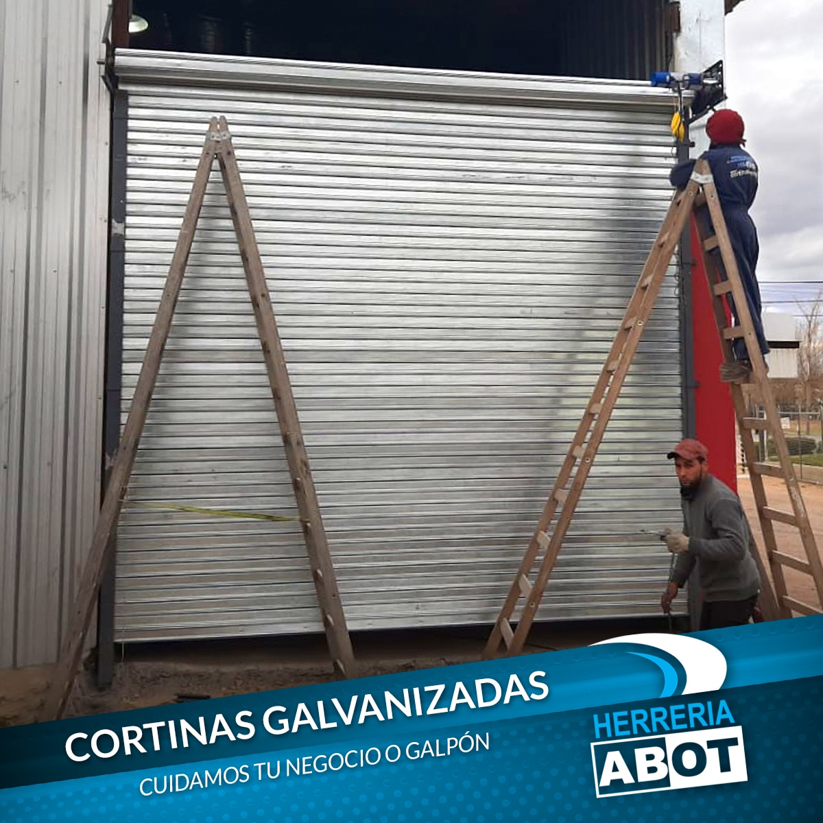 Cortina Metálica Ciega para galpón (Plaza Huincul, Neuquén) Cortina Metálica Ciega para galpón (Plaza Huincul, Neuquén)